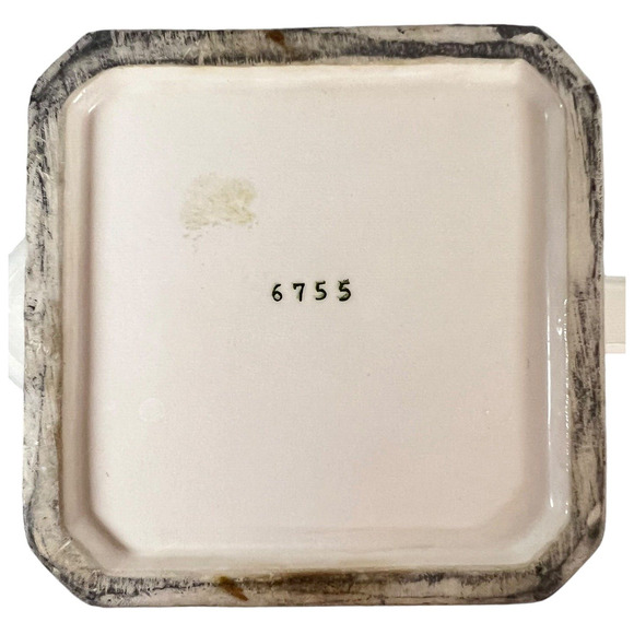 Vintage Lefton Teapot 6755 Fruit Floral Garland Garden Orchard Cottage - Picture 11 of 12